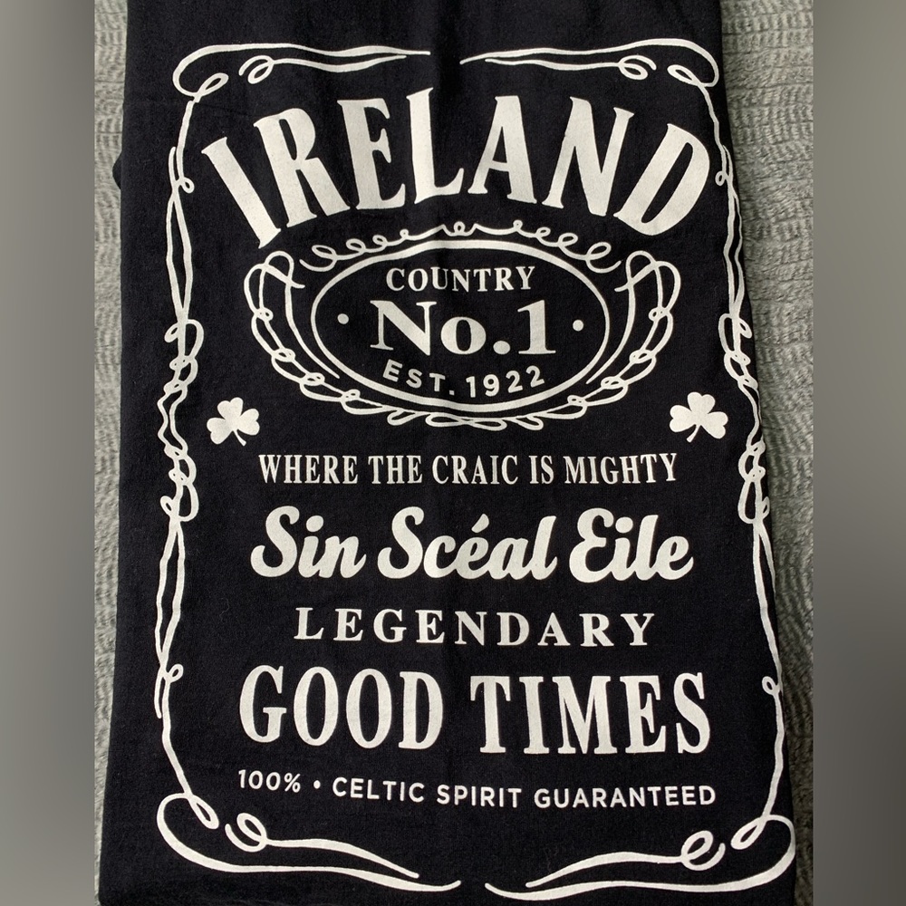 3/$10 Men Ireland Fruit of the Loom Shirt Sleeve Tee Shirt St Patrick Day LARGE - Picture 9 of 10